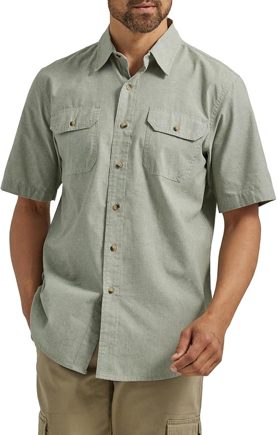 Men's Short Sleeve Classic Woven Shirt
